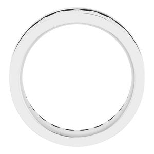 14K White 3/4 CTW Lab-Grown Diamond Band