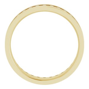 14K Yellow 1 CTW Lab-Grown Diamond Band