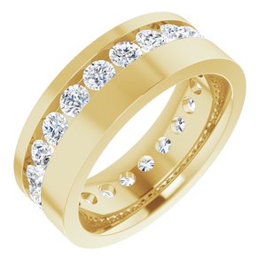 14K Yellow 2 CTW Lab-Grown Diamond Band