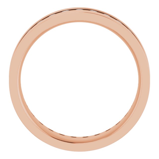 14K Rose 9/10 CTW Lab-Grown Diamond Band