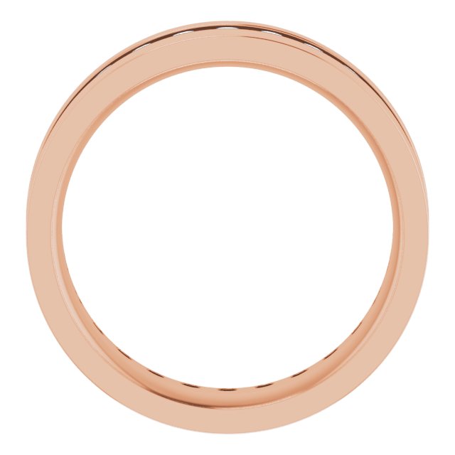 14K Rose 7/8 CTW Lab-Grown Diamond Band