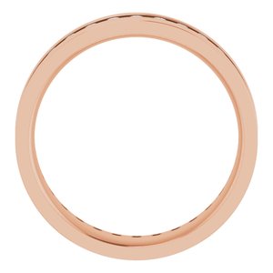 14K Rose 1 CTW Lab-Grown Diamond Band