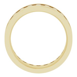 14K Yellow 2 1/6 CTW Lab-Grown Diamond Band