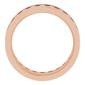 14K Rose 2 1/6 CTW Lab-Grown Diamond Band