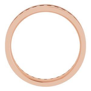 14K Rose 1 CTW Lab-Grown Diamond Band