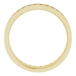 14K Yellow 1 CTW Lab-Grown Diamond Band