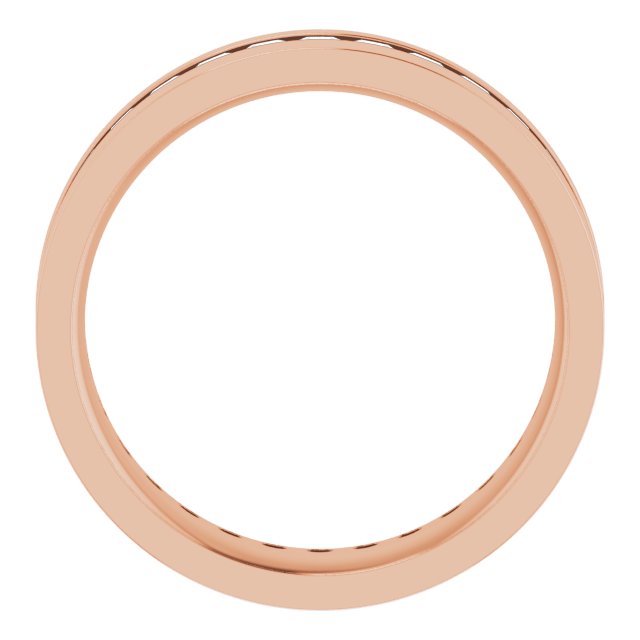 14K Rose 1 3/8 CTW Lab-Grown Diamond Band