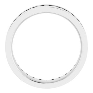 14K White 1 3/8 CTW Lab-Grown Diamond Band