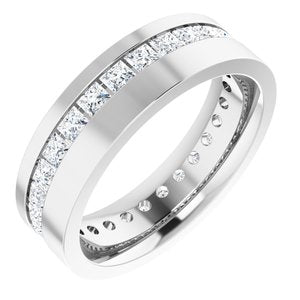 14K White 1 1/4 CTW Lab-Grown Diamond Band