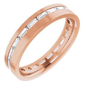 14K Rose 1 1/4 CTW Lab-Grown Diamond Band