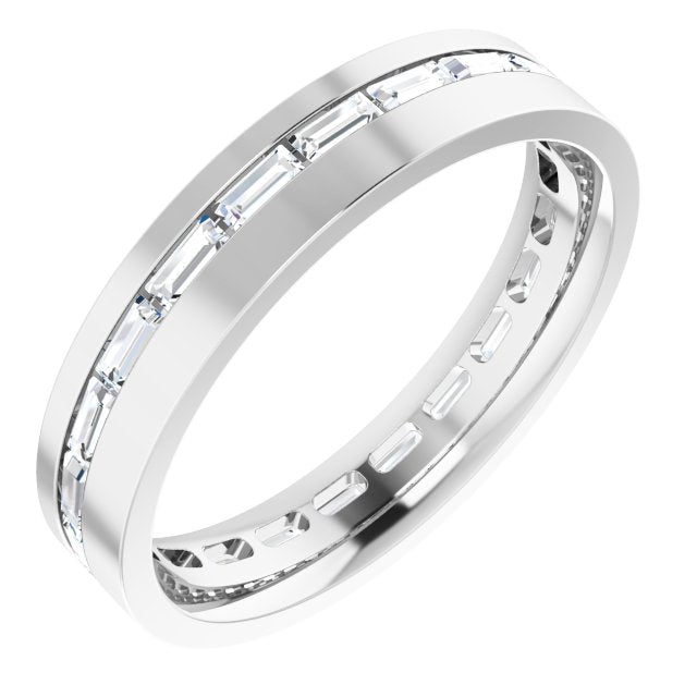 14K White 1 1/4 CTW Lab-Grown Diamond Band