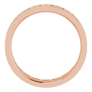 14K Rose 1 1/4 CTW Lab-Grown Diamond Band