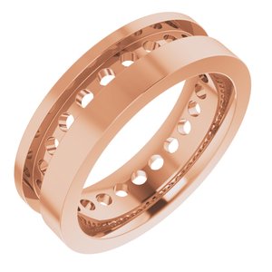14K Rose 4 CTW Lab-Grown Diamond Band