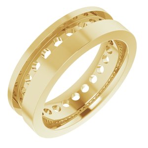 14K Yellow 4 CTW Lab-Grown Diamond Band