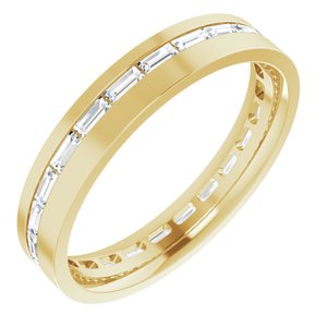 14K Yellow 1 3/8 CTW Lab-Grown Diamond Band
