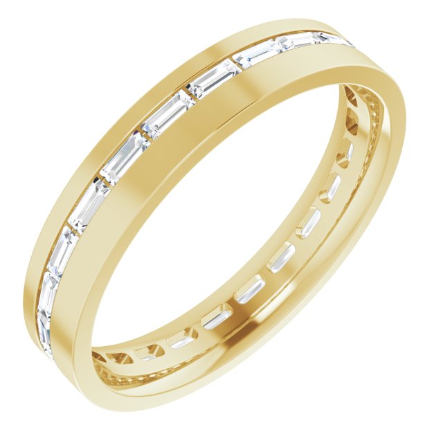 14K Yellow 1 3/8 CTW Lab-Grown Diamond Band