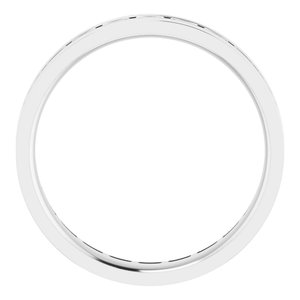 14K White 1 3/8 CTW Lab-Grown Diamond Band