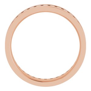 14K Rose 1 5/8 CTW Lab-Grown Diamond Band