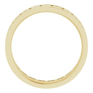 14K Yellow 1 1/2 CTW Lab-Grown Diamond Band