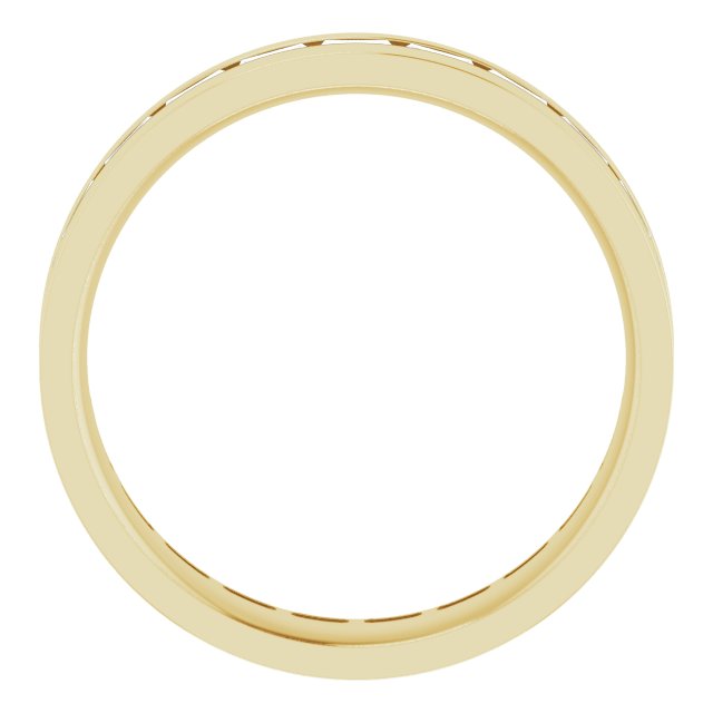 14K Yellow 1 1/2 CTW Lab-Grown Diamond Band