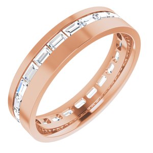 14K Rose 1 1/2 CTW Lab-Grown Diamond Band