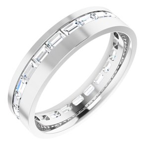 14K White 1 1/2 CTW Lab-Grown Diamond Band