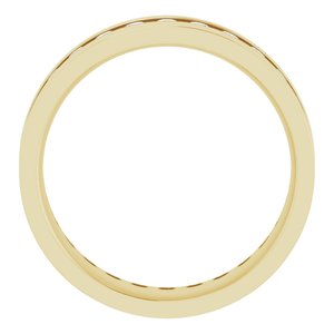 14K Yellow 7/8 CTW Lab-Grown Diamond Band