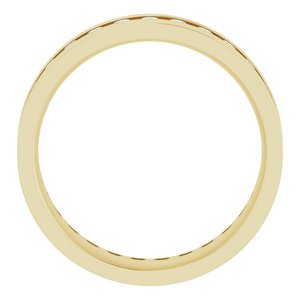 14K Yellow 7/8 CTW Lab-Grown Diamond Band