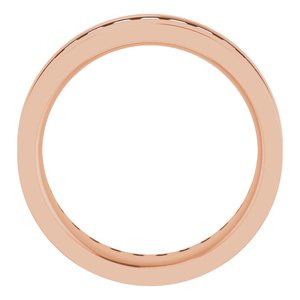 14K Rose 1 1/3 CTW Lab-Grown Diamond Band