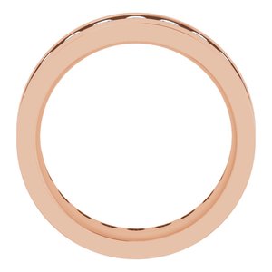14K Rose 2 CTW Lab-Grown Diamond Band