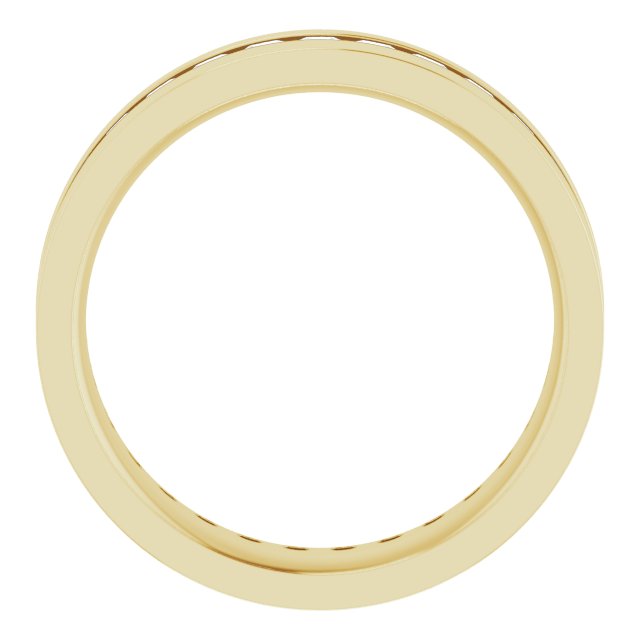 14K Yellow 1 3/8 CTW Lab-Grown Diamond Band