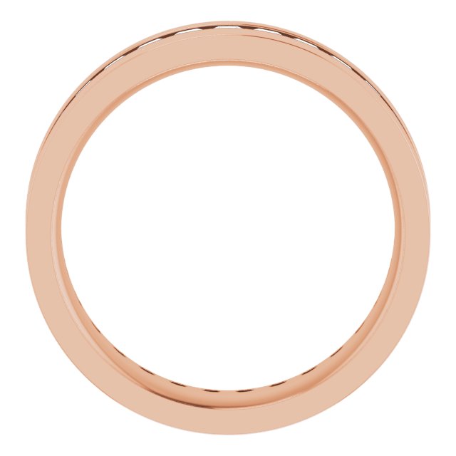 14K Rose 1 3/8 CTW Lab-Grown Diamond Band