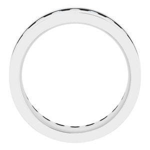 14K White 2 CTW Lab-Grown Diamond Band