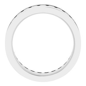 14K White 2 1/2 CTW Lab-Grown Diamond Band