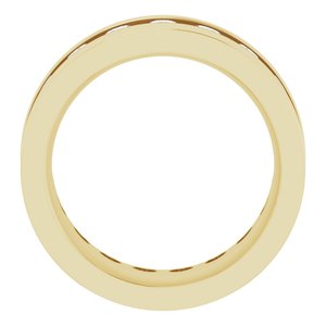 14K Yellow 3/4 CTW Lab-Grown Diamond Band