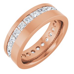 14K Rose 2 1/3 CTW Lab-Grown Diamond Band