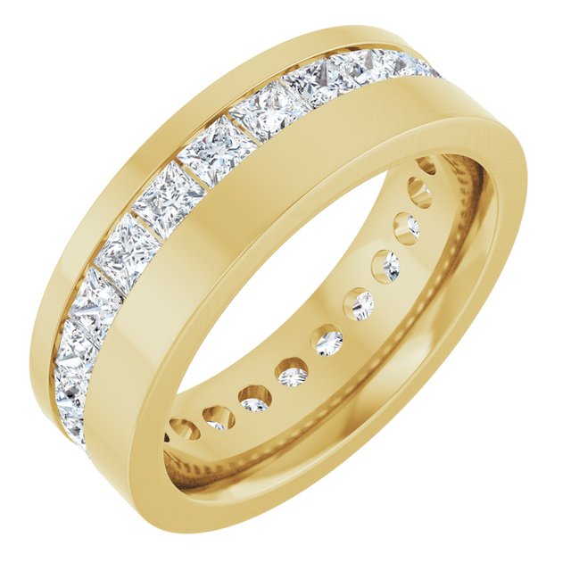 14K Yellow 2 1/3 CTW Lab-Grown Diamond Band