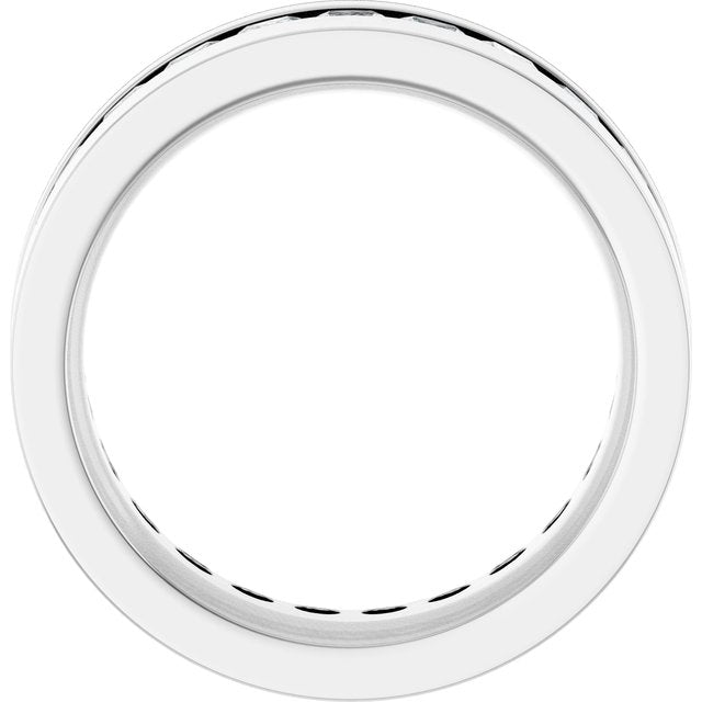 14K White 2 1/3 CTW Lab-Grown Diamond Band
