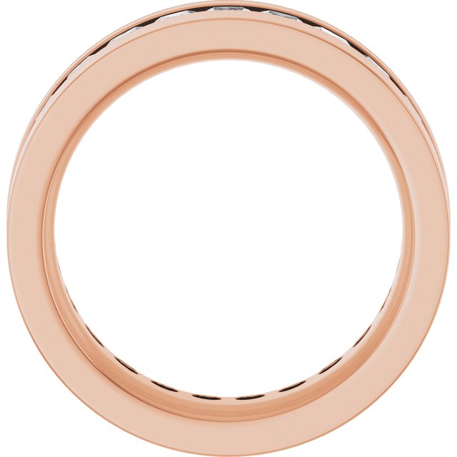 14K Rose 2 1/3 CTW Lab-Grown Diamond Band