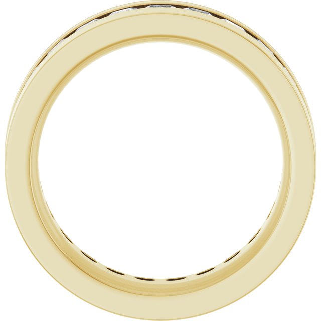 14K Yellow 2 1/3 CTW Lab-Grown Diamond Band