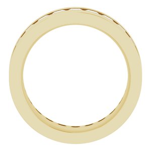 14K Yellow 3 9/10 CTW Lab-Grown Diamond Band