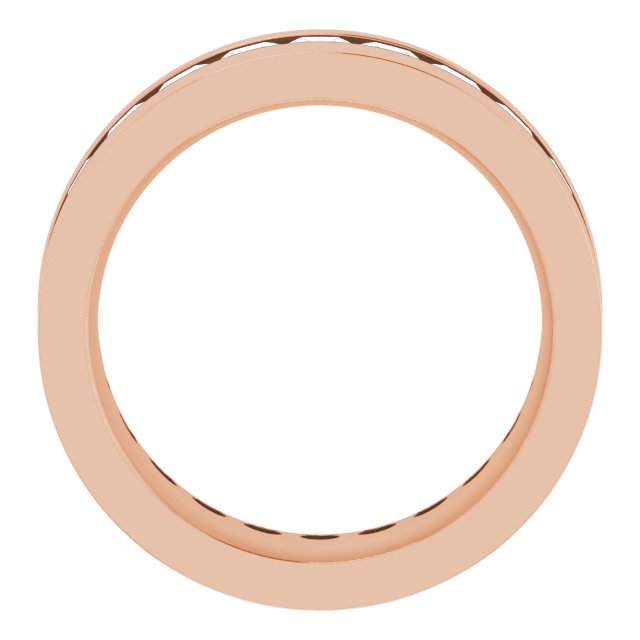 14K Rose 3 9/10 CTW Lab-Grown Diamond Band
