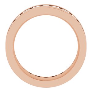 14K Rose 3 9/10 CTW Lab-Grown Diamond Band
