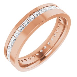 14K Rose 1 1/2 CTW Lab-Grown Diamond Band