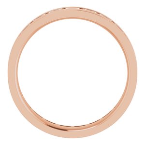 14K Rose 1 1/3 CTW Lab-Grown Diamond Band