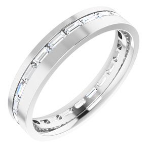 14K White 1 1/3 CTW Lab-Grown Diamond Band