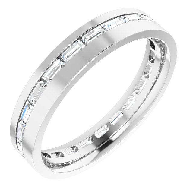 14K White 1 1/3 CTW Lab-Grown Diamond Band
