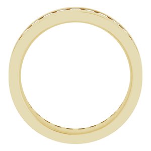14K Yellow 2 3/4 CTW Lab-Grown Diamond Band