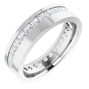 14K White 2 3/4 CTW Lab-Grown Diamond Band