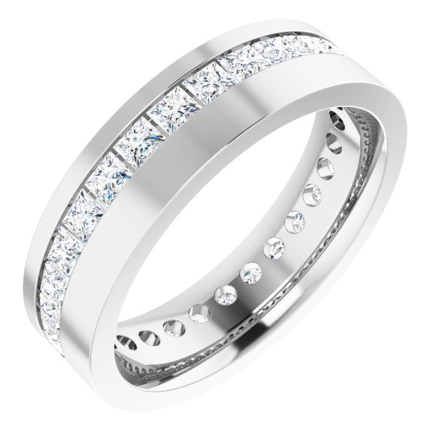 14K White 2 3/4 CTW Lab-Grown Diamond Band